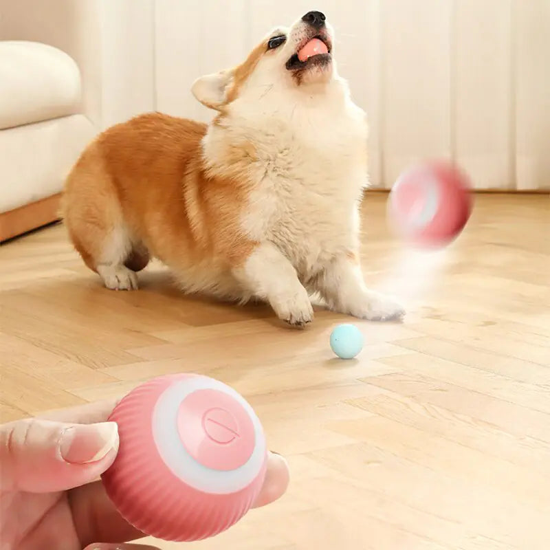 Smart Rolling Ball Toy: Fun for Pets 🐾🔵