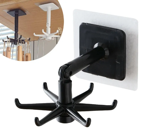 Kitchen Hook Organizer 360 Degrees Rotatable